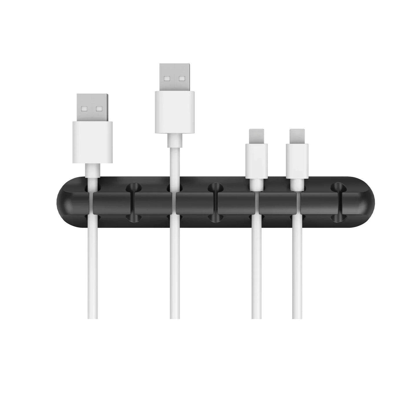 Silicone USB Cable Organizer – Desk Wire Holder & Tidy Clip Set